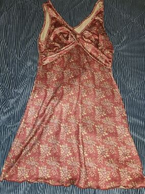Cider Red Floral Mini Dress